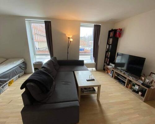 1 værelses studielejlighed på Frederiksberg C udlejes, kun til studerende