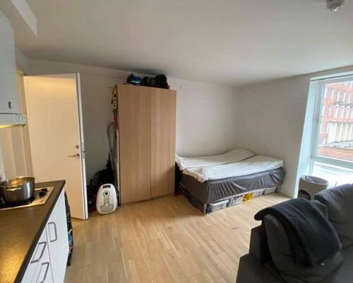 1 værelses studielejlighed på Frederiksberg C udlejes, kun til studerende