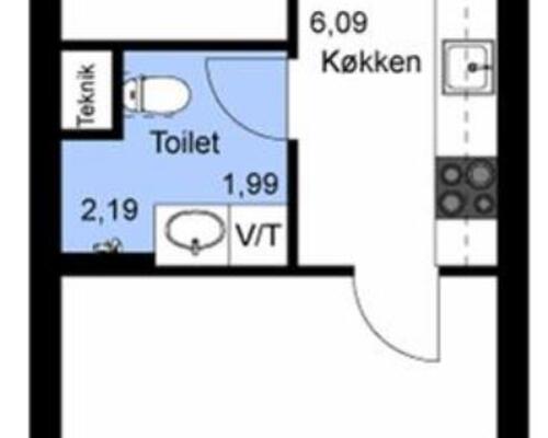 3 værelses lejlighed i Viby J