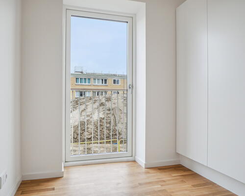 Fløjhusene - Bygning E - Stor og lys 5-værelses lejlighed i høj kvalitet med altan og plads til hele familien