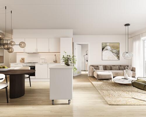 Stor 2 værelses Lejlighed til leje fra 2025 centralt i byen