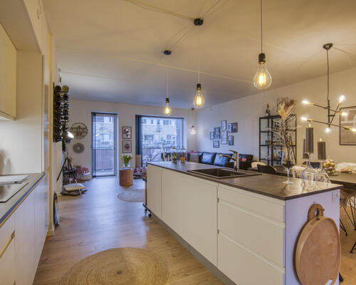 Lækker nyere 4 værelses lejlighed på Holbæk Havn