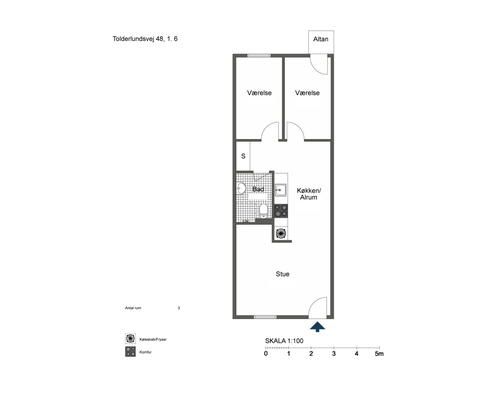 Delevenlig, charmerende og moderne bolig med altan! - KUN 2 MÅNEDERS DEPOSITUM!