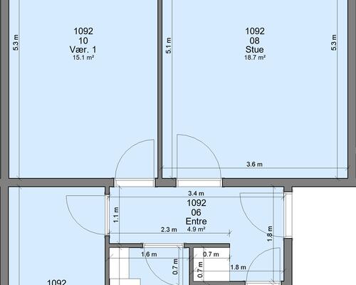 3 værelses lejlighed i Randers NV