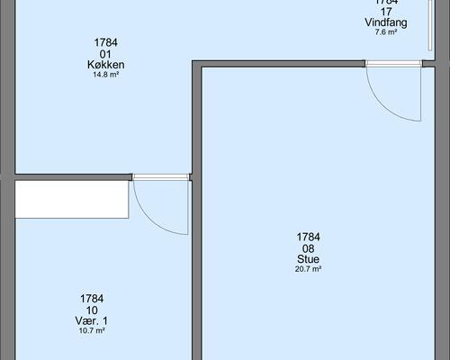 2 værelses lejlighed i Frederikshavn