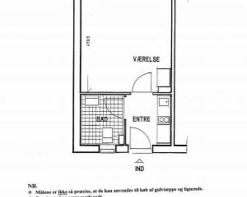 1 værelses lejlighed i Odense S