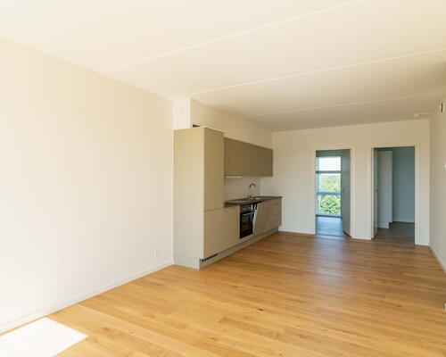 Nybygget 3-værelses lejlighed med altan og optimal planløsning i Tingbjerg