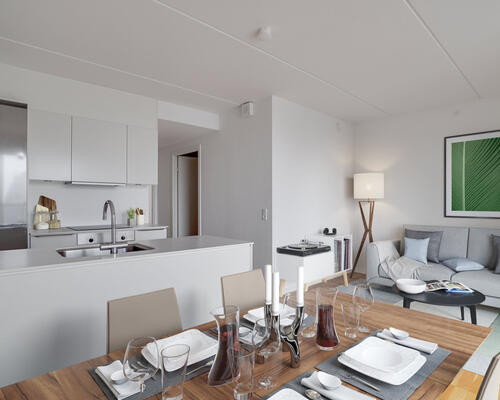 3 værelses lejlighed i København S