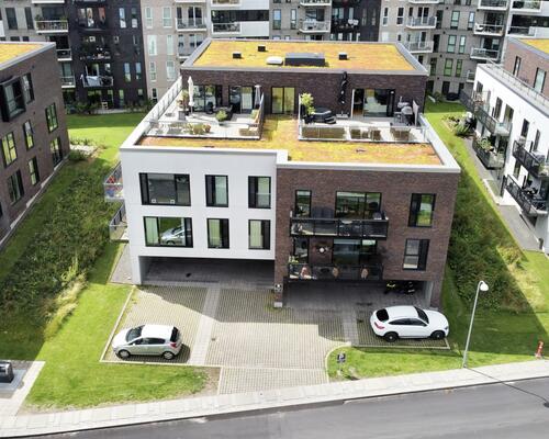 Attraktiv lejlighed i Risskov med tagterrasse