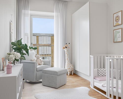 Fløjhusene - Bygning E - Stor og lys 5-værelses lejlighed i høj kvalitet med altan og plads til hele familien