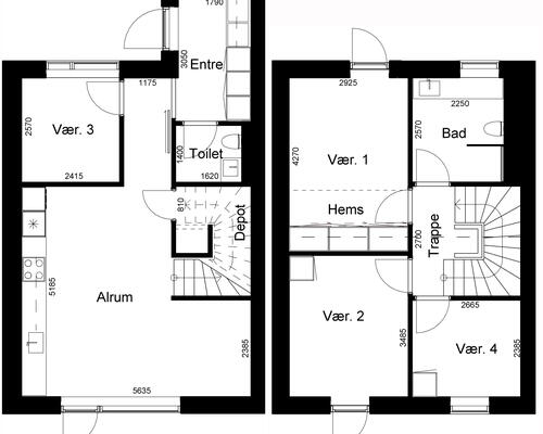 5 værelses lejlighed i Billund