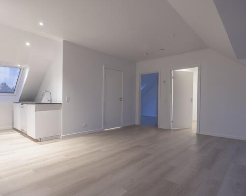 Flot nybygget lækker taglejlighed i Sygehusparken