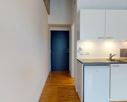 1-værelses studiebolig på Teglholmen