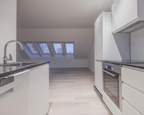 Flot nybygget lækker taglejlighed i Sygehusparken