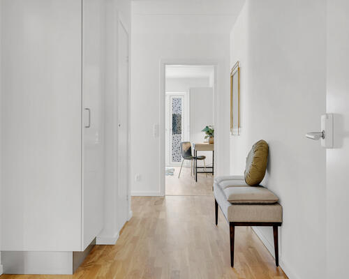 Attraktiv lejlighed i Risskov med tagterrasse