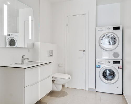 Bygården - Moderne 3 vær. lejlighed i lækre materialer