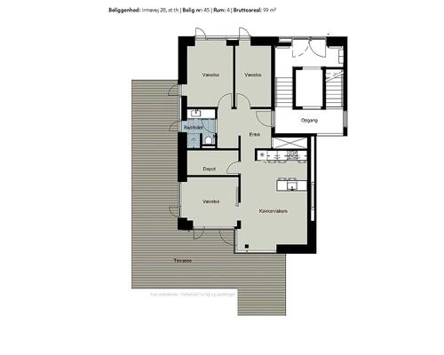 4 værelses lejlighed i Rødovre