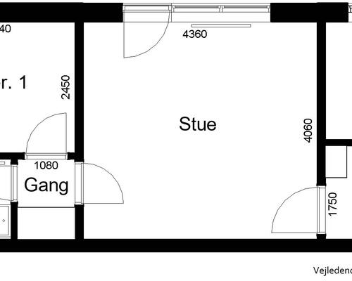 2 værelses lejlighed i Skive