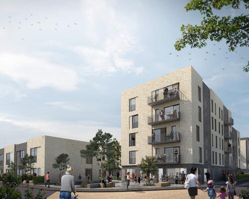 Teglværkskanten - Lækker og lys 2-værelses lejlighed med egen terrasse