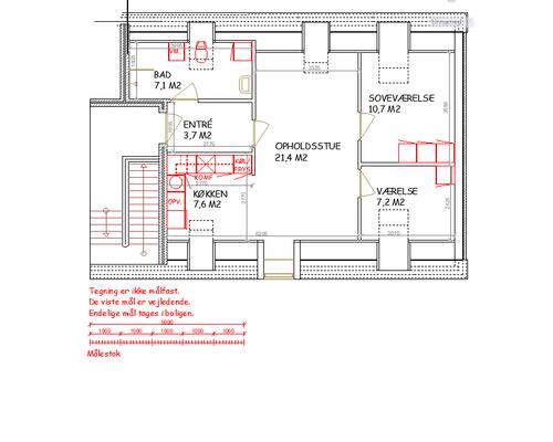3 værelses lejlighed i Ansager