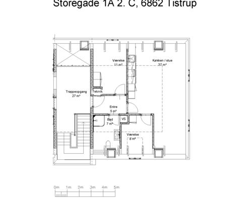 3 værelses lejlighed i Tistrup