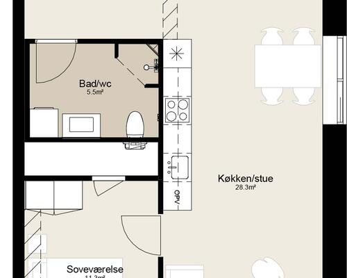 MØLLESTENEN – FANTASTISK BELIGGENHED