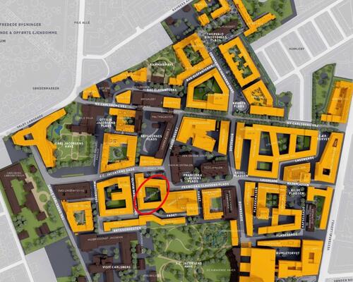 Nyere opført lejlighed i Carlsbergbyen med tagterrasse på 12 m2 udlejes fra 1/7