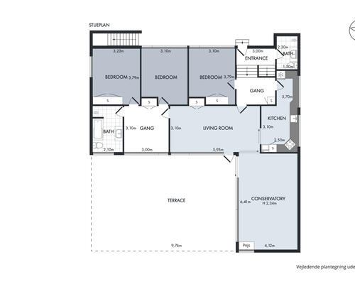 Lovely villa at almost 300 m2 all together