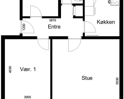 2 værelses lejlighed i Grindsted