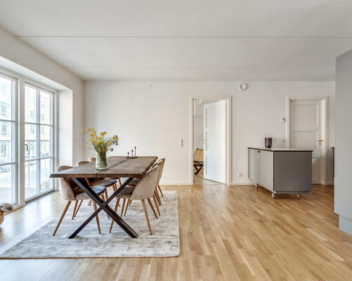 Moderne lejlighed i 2 plan på sublim placering i Odense C – 126 Kvm