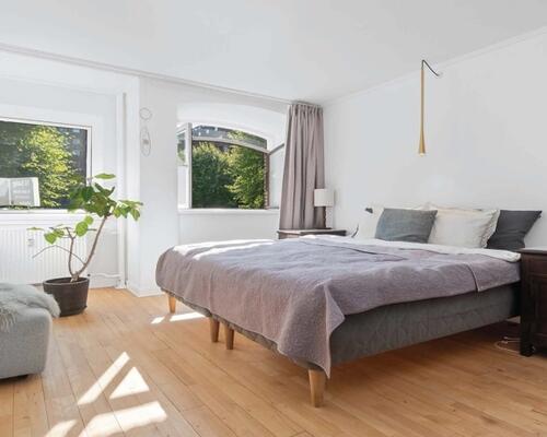 Flot, velholdt møbleret lejlighed roligt beliggende i eftertragtet kvarter ved offentligt parkeringsområde og et stenkast til Kongens Have, caféer, restauranter m.v.