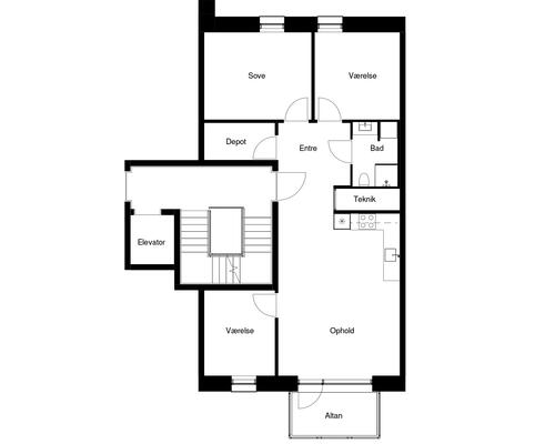 Familievenlig 4-Værelses lejlighed I Irmabyen