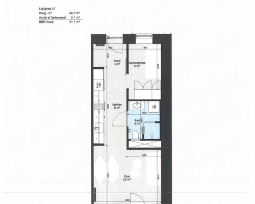 2 værelses lejlighed i Esbjerg