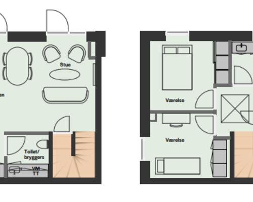 3 værelses hus i Tilst