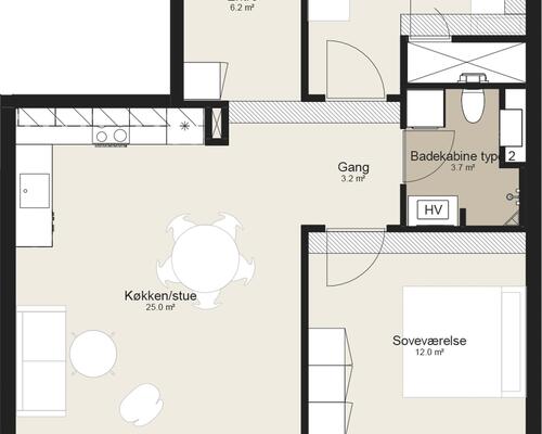 Rantzausbakke 67, 2. 2