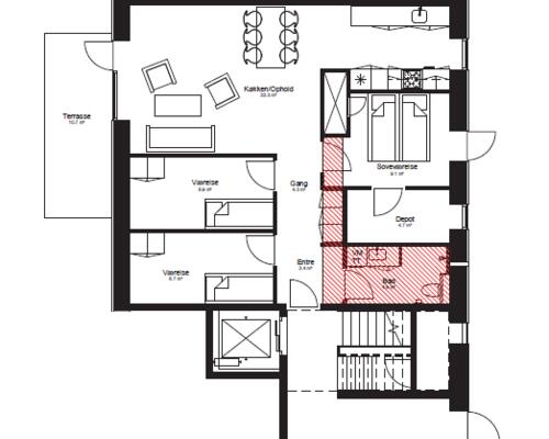 4 værelses lejlighed i Randers NØ