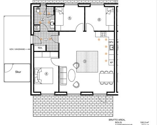 4 værelses hus i Viborg