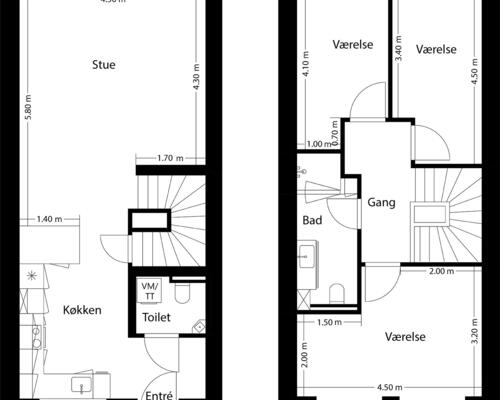 4 værelses hus i Vejle