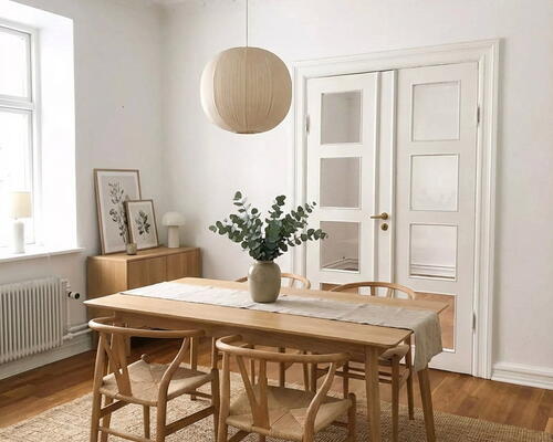 Lys og charmerende lejlighed med klassiske detaljer og delevenlig planløsning