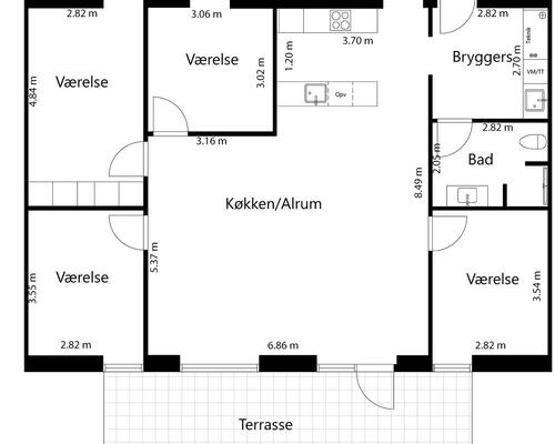 5 værelses hus i Vejle