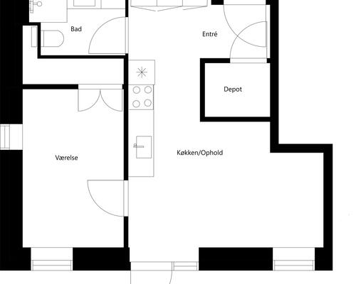 2 værelses lejlighed i Risskov