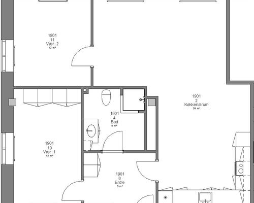 3 værelses lejlighed i Herning