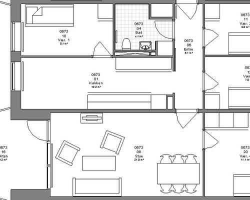 5 værelses lejlighed i Herning