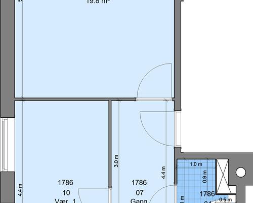 2 værelses lejlighed i Randers NØ
