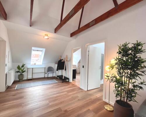 Totalrenoveret taglejlighed fra 2023 klar til nye lejere.