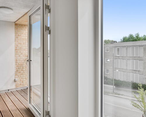 Bygården - Moderne 3 vær. lejlighed i lækre materialer