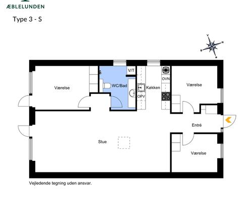 Nyopført familievenligt rækkehus i Snejbjerg med privat have/terrasse og mulighed for ladestander.