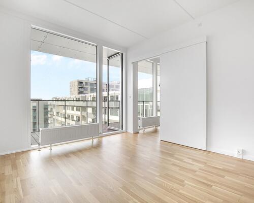 Rummelig 3-værelses lejlighed i Ørestaden