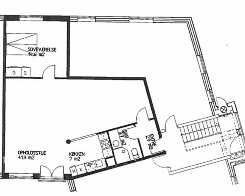 Lys og rummelig 2-værelses bolig på 83 m² i attraktive Odinparken