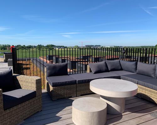 4-værelses lejlighed med to terrasser